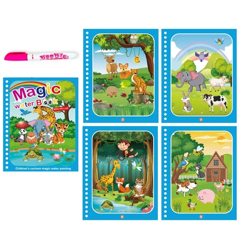 Reusable Water Drawing Book