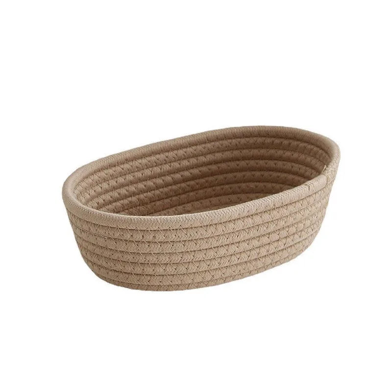 Nordic Cotton Rope Woven Storage Baskets