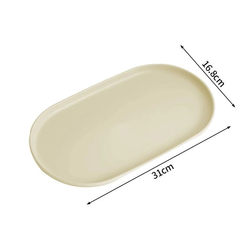 Stackable Oval Nordic Style Tray
