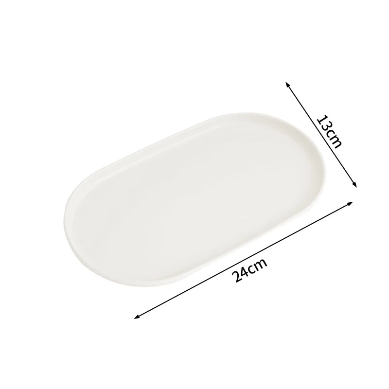 Stackable Oval Nordic Style Tray