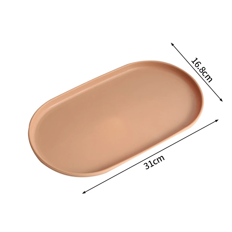 Stackable Oval Nordic Style Tray
