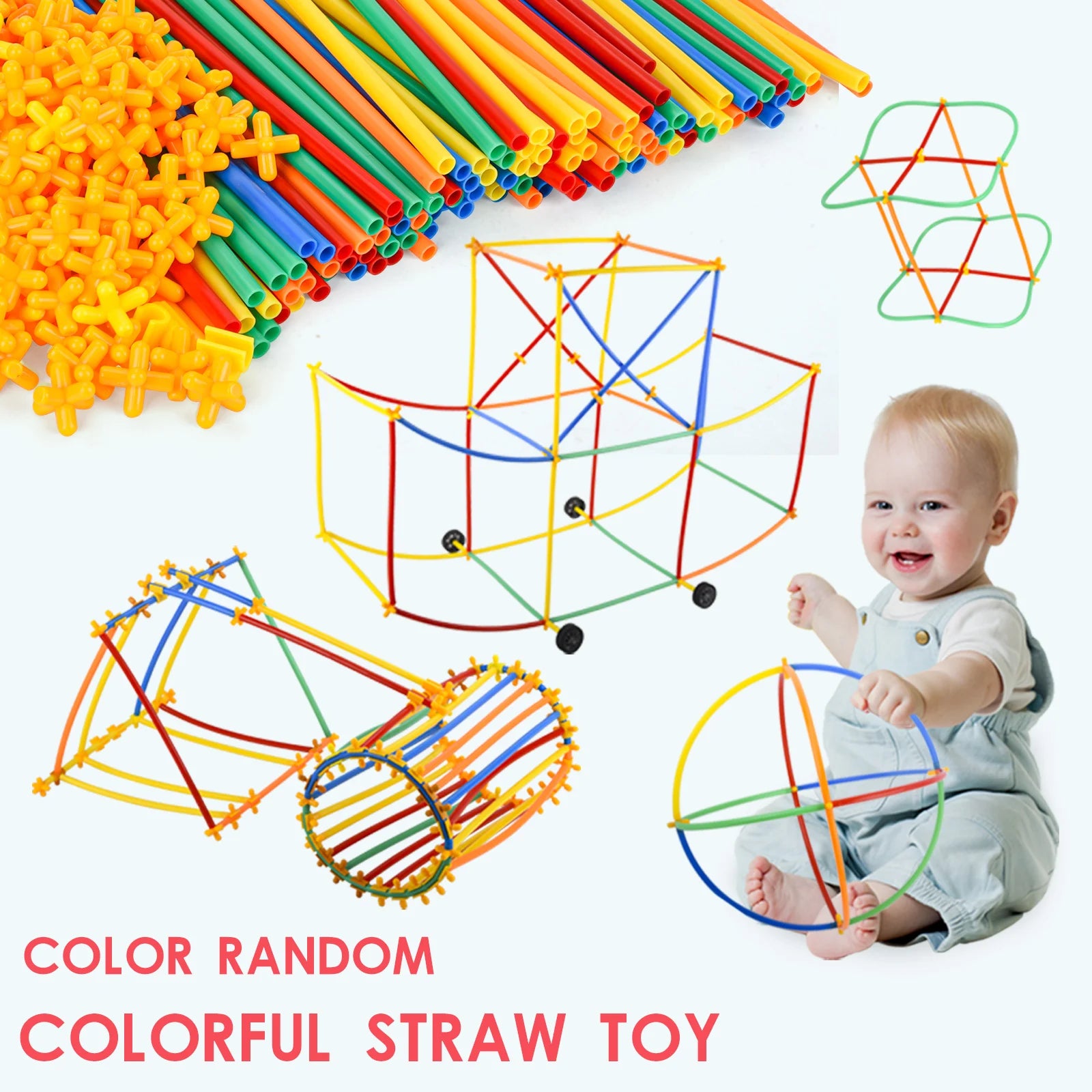 Magic Straw Builders – Flexible STEM Construction Kit