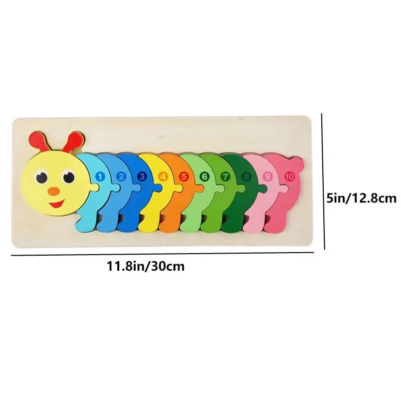 Wooden Puzzle Set for Kids