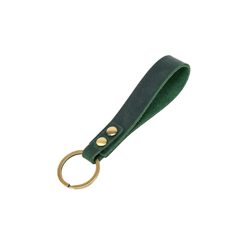 Classic Vintage Men’s Leather Keychain
