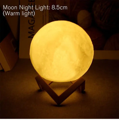 Magical LED Moonlight: Battery-Powered Lunar Lamp