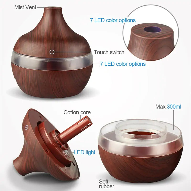 ZenMist Wooden Air Humidifier