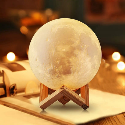 Magical LED Moonlight: Battery-Powered Lunar Lamp